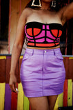 "IN LIVIN COLOR" Bustier.